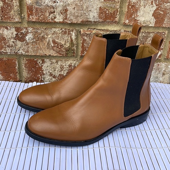 Everlane Modern Chelsea Leather Ankle Boots Size 6.5 - Picture 2 of 11